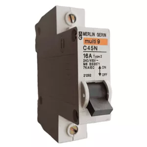 فیوز مینیاتوری 16 آمپر اشنایدر مدل C45N Multi9 Merlin Gerin