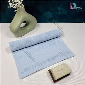 حوله دستی طرح والرون آبی آسمانی