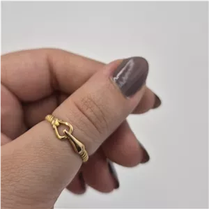 انگشتر طرح امگا کد R-200028 وزن 1.32
