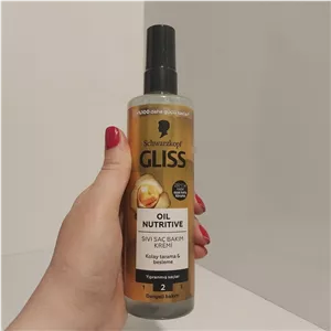 اسپری دوفاز گلیس Gliss Serum مدل OIL NUTRITIVE روغن مغذی حجم 200 میل