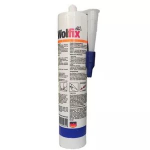 چسب آکواریوم سیلیکون شفاف ولفیکس Wolfix مدل پلاس آنتی باکتریال 330 گرمی