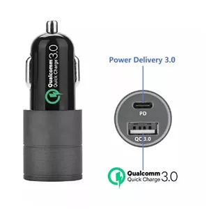 پایه نگهدارنده و شارژر بی‌سیم موبایل مدل Smart به همراه شارژر فندکی