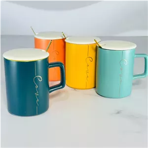 ماگ سرامیکی رنگی فیروزه ای