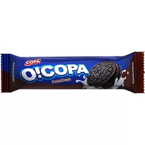 بیسکوئیت کاکائی با کرم کاکائویی او کوپا وزن 90 گرم