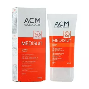 ژل کرم ضد آفتاب مدیوم حاوی SPF50 ای سی ام حجم 40 میل
