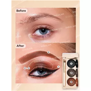 پالت خط چشم و ابرو ژله ای شیگلم مدل streamline