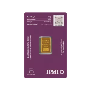 شمش طلای 2.5 گرمی 24 عیار پارسیس 