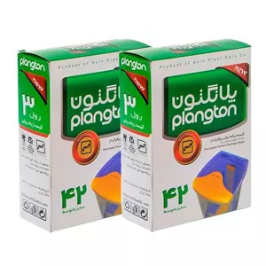 کیسه زباله سایز متوسط پلانگتون بسته 42 عددی