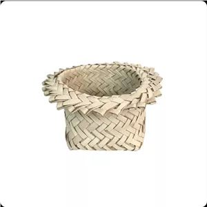 کاسه/سبد حصیری طرح خورشید