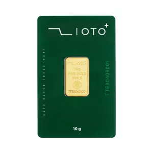 شمش طلا 10 گرمی 24 عیار زیوتوپلاس 