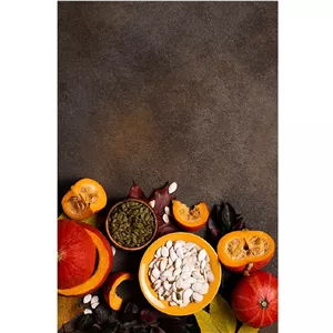 فرش ماشینی آشپزخانه هانوکس طرح کدو کد AHC-891-1 با ریشه 100*150 سانتی‌متر