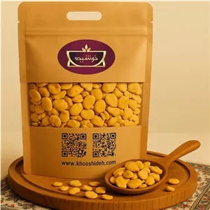 باقلا زرد پاک شده 500 گرمی