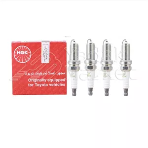 شمع موتور پایه بلند NGK کد LFR6C-11 91823 لیبل همیار حامی بسته 4 عددی مناسب برای دانگ فنگ H30 کراس