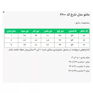 مانتو السانا مدل دلرخ کد 2600 نسکافه ای سایز 1