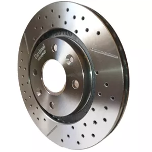 دیسک چرخ جلو سوراخ دار شیار دار پژو405 کاردینال بسته دو عددی