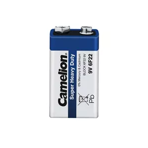 باتری کتابی سوپر انرژی کملیون مدل 6F22-SP1B بسته شیرینک 1 عددی