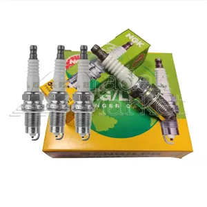 شمع موتور دوگانه سوز انژکتوری NGK کد BKR-GAS 7987 بسته 4 عددی مناسب برای پژو آردی