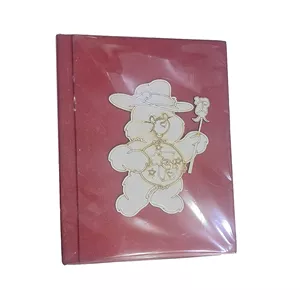 آلبوم عکس فریم دار کودک سایز 21*16 طرح خرس با گل