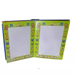 آلبوم عکس فریم دار کودک سایز 21*16 طرح خرس با گل