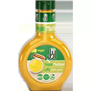 سس خردل وگان رژیمی بطر ی330 گرمی آژیل
