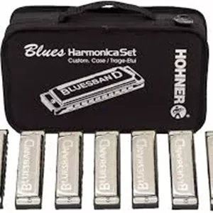 ست 7 عددی ساز دهنی هوهنر Blues harmonica set