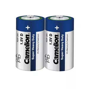 باتری بزرگ سوپر انرژی کملیون مدل R20P-SP2B بسته شیرینک 2 عددی