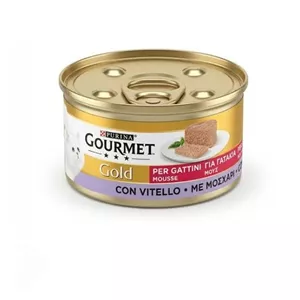 کنسرو پته بچه گربه(کیتن) گورمت گلد اسپانیایی با طعم مرغ و گوشت 85 گرم