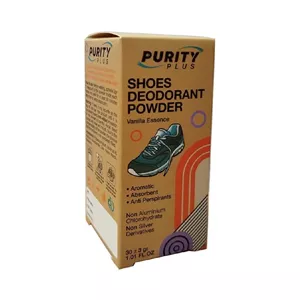 پودر بوگیر کفش و پای پیوریتی پلاس مدل deodorant وزن 30 گرم گارانتی سلامت فیزیکی کالا 1 ماه
