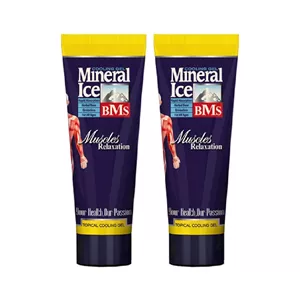 ژل خنک کننده ضد درد بی ام اس (BMS) سری Mineral Ice مدل M2 حجم 80 میلی‌لیتر بسته 2 عددی گارانتی سلامت فیزیکی کالا 1 ماه