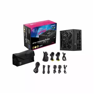 منبع تغذیه کامپیوتر 1250 وات ام اس آی مدل MPG A1250GS GOLD PCIE5 مشکی | گارانتی 24 ماهه تخت جمشید