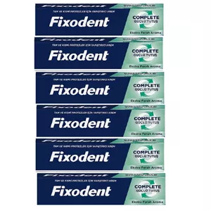 چسب دندان مصنوعی فیکسودنت مدل New Extra Fresh حجم 47 میلی لیتر مجموعه 6 عددی گارانتی سلامت فیزیکی کالا 1 ماه