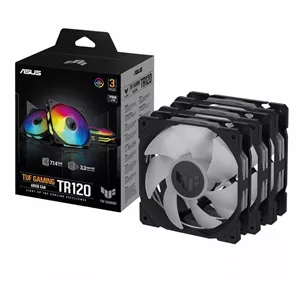 فن کیس ایسوس مدل TUF GAMING FAN TR120 BK ARGB بسته 3 عددی مشکی | گارانتی 18 ماهه الماس