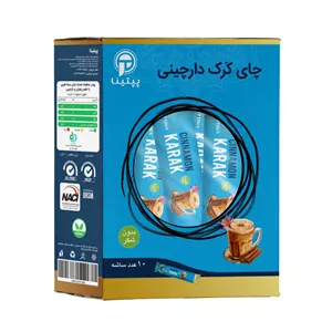 چای کرک دارچینی بدون شکر و شیرین شده با استویا پپتینا جعبه 10 ساشه ای