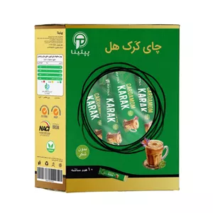 چای کرک هل بدون شکر و شیرین شده با استویا پپتینا جعبه 10 ساشه ای