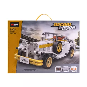 ساختنی 595 تکه دکول مدل retro classic car کنترلی کد RC-3905