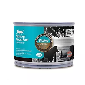 کنسرو غذای گربه بایولاین مدل Canned Cat Food With Tuna طعم ماهی تن وزن 170 گرم