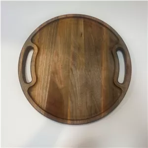 سینی چوبی پذیرایی مدل دسته دار