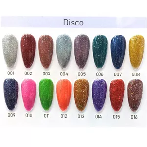 لاک ژل دیسکو ناخن ژلیش 15 میل Disco آی بی آی iBi کد purple 05