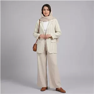 مانتو کتی زنانه ال سی وایکیکی مدل S627633Z8 آبی XXL