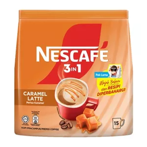 نسکافه سه در یک کارامل لاته (15عددی)