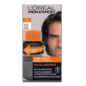 کیت رنگ مو مردانه بدون آمونیاک لورئال Men Expert Hair Color Kit Loreal رنگ 03