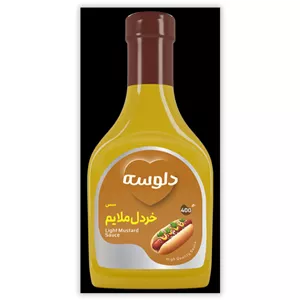 سس خردل ملایم 400گرمی دلوسه