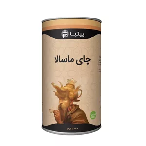چای ماسالا کلاسیک بدون شکر و شیرین شده با استویا پپتینا قوطی 200 گرمی