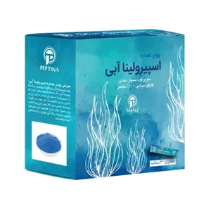 پودر اسپیرولینا آبی پپتینا جعبه 30 ساشه ای