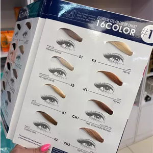 کیت رنگ ابرو ویتامول شماره CH1 بلوند شکلاتی تیره