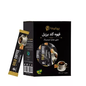 قهوه فوری گلد جینسینگ پپتینا جعبه 15 ساشه ای