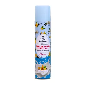 شامپو خشک لایتنس Lightness مدل Milk & Vanilla حجم 200ml