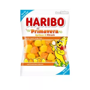 مارشمالو هاریبو وانیلی با طعم زردآلو و هلو (200گرم)