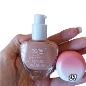 رژگونه مایع پمپی آرت اسکین شماره 04