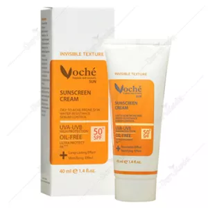 کرم ضد آفتاب پوست چرب بی رنگ SPF50 وچه